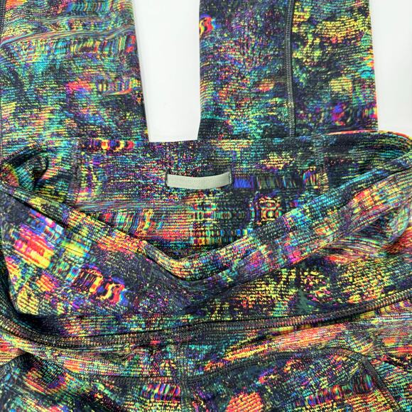 Lululemon Athletica Fast And Free Tight Tapestry Glitch Activewear Gym Size 2 - Picture 4 of 12
